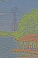 watertower and boathouse